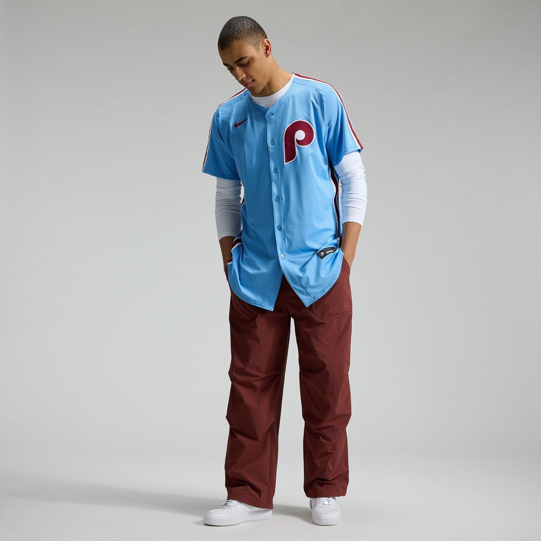 Philadelphia Phillies Nike Alternate Elite Jersey - Light Blue MLB Team Jersey Baseball Fan Apparel