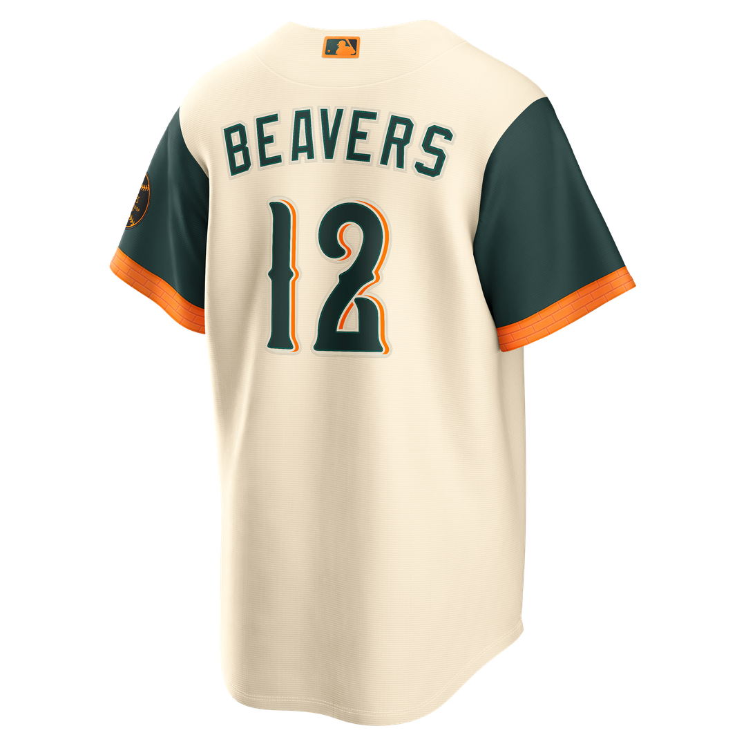 Baltimore Orioles Dylan Beavers Nike 2026 City Connect Stadium Jersey - Cream MLB Team Jersey Baseball Fan Apparel