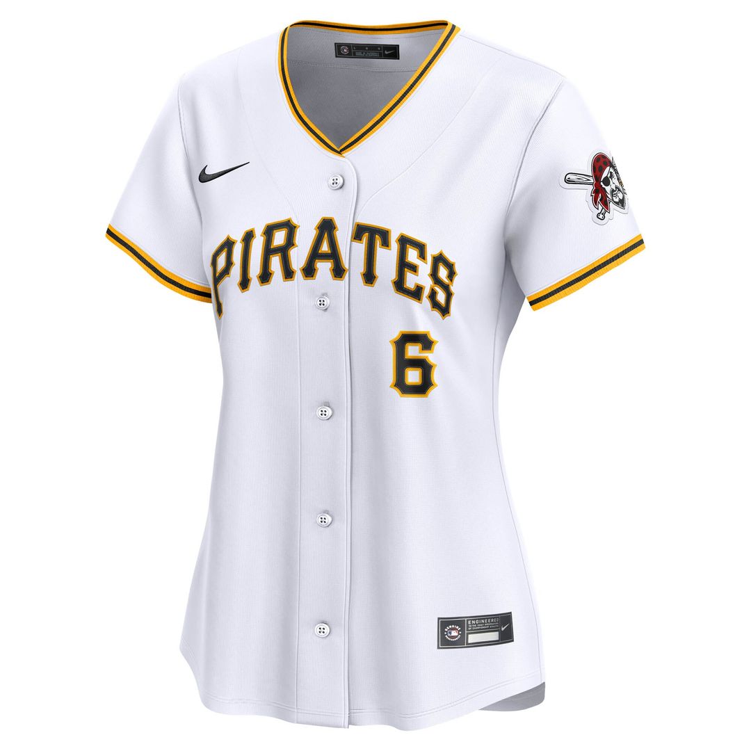 Pittsburgh Pirates Konnor Griffin Nike Women's Home Limited Jersey - White MLB Team Jersey Baseball Fan Apparel