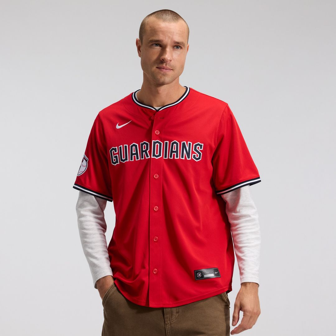 Cleveland Guardians Nike Road Limited Jersey - Gray MLB Team Jersey Baseball Fan Apparel