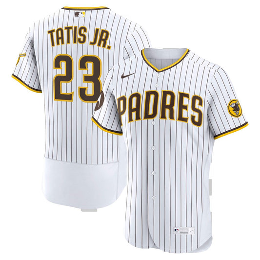 San Diego Padres Fernando Tatis Jr. Nike Home Authentic Sponsor Patch Jersey - White MLB Team Jersey Baseball Fan Apparel