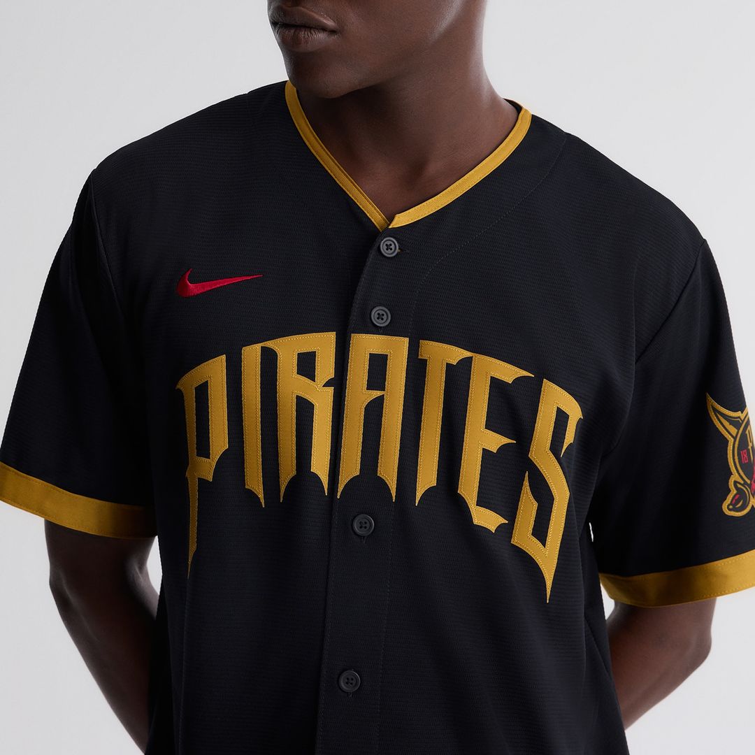 Pittsburgh Pirates Oneil Cruz Nike 2026 City Connect Stadium Jersey - Black MLB Team Jersey Baseball Fan Apparel