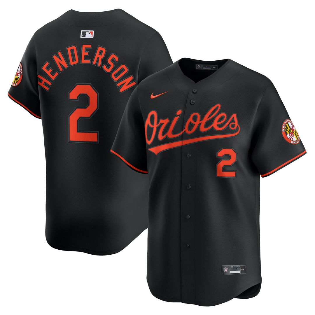 Baltimore Orioles Gunnar Henderson Nike Home Limited Player Jersey - White MLB Team Jersey Baseball Fan Apparel