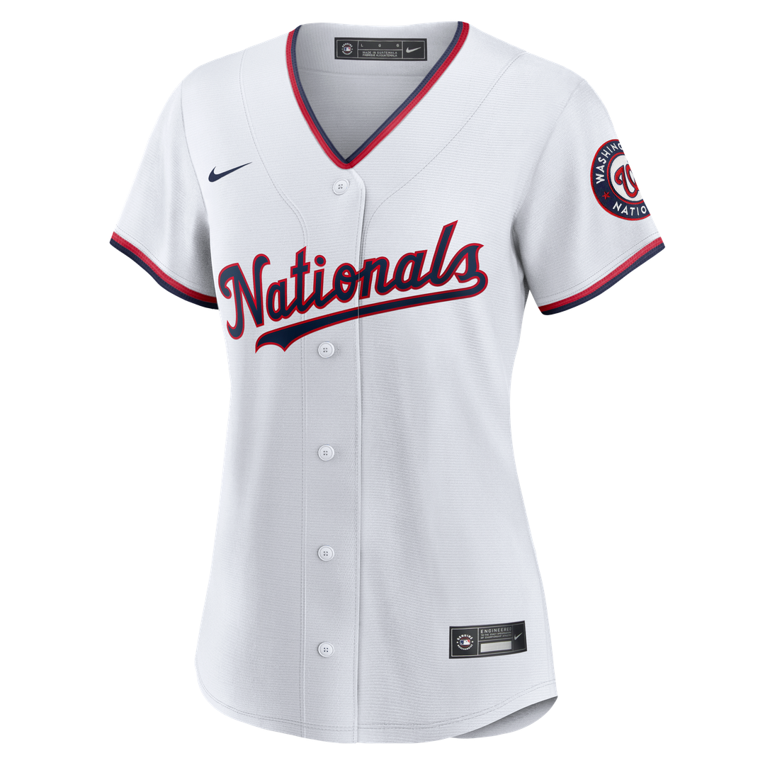 Washington Nationals CJ Abrams Nike Women's Home Replica Player Jersey - White MLB Team Jersey Baseball Fan Apparel