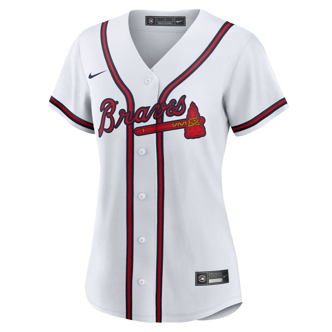 Atlanta Braves Austin Riley Nike Women's Home Replica Jersey - White MLB Team Jersey Baseball Fan Apparel