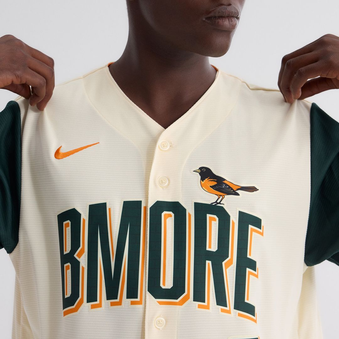 Baltimore Orioles Jackson Holliday Nike 2026 City Connect Stadium Jersey - Cream MLB Team Jersey Baseball Fan Apparel