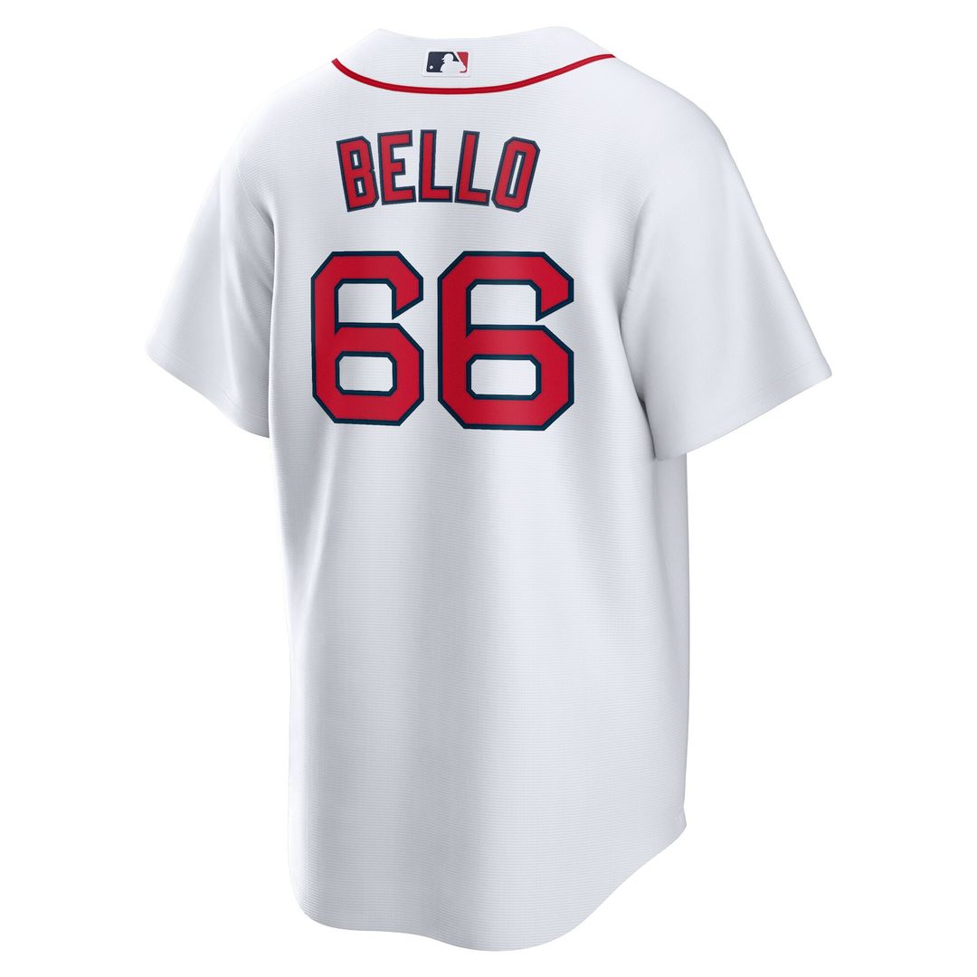 Boston Red Sox Brayan Bello Nike Home Replica Jersey - White MLB Team Jersey Baseball Fan Apparel