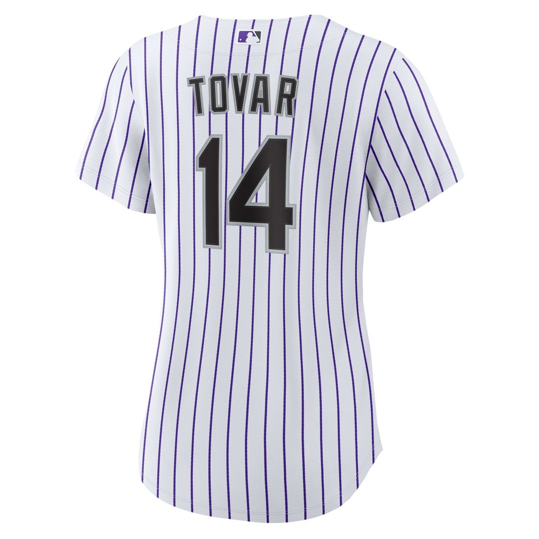 Colorado Rockies Ezequiel Tovar Nike Women's Home Replica Jersey - White MLB Team Jersey Baseball Fan Apparel