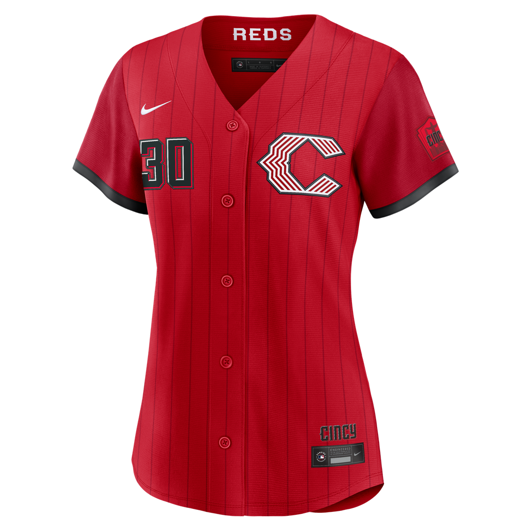 Cincinnati Reds Ken Griffey Jr. Nike Women's 2026 City Connect Stadium Jersey - Red MLB Team Jersey Baseball Fan Apparel
