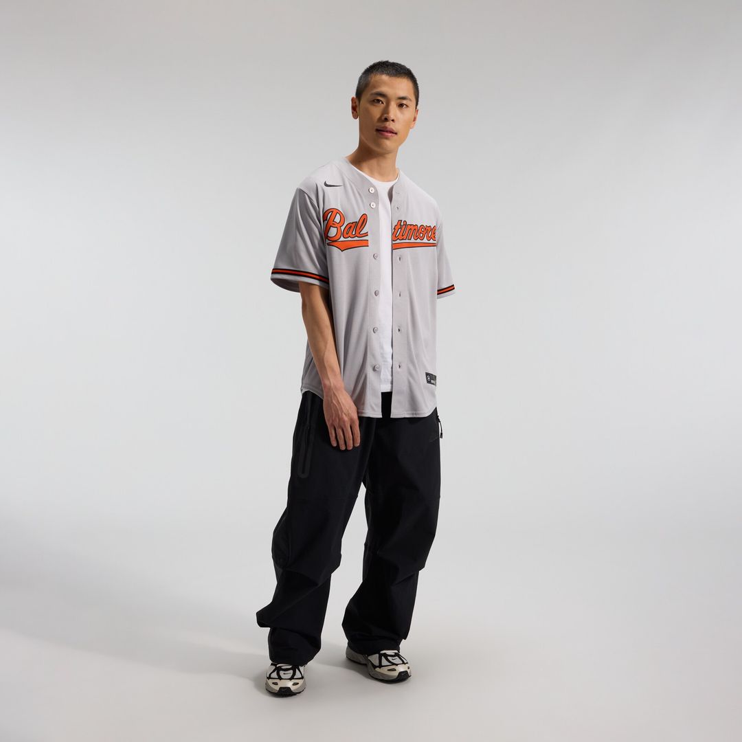 Baltimore Orioles Nike Road Replica Team Jersey - Gray MLB Team Jersey Baseball Fan Apparel