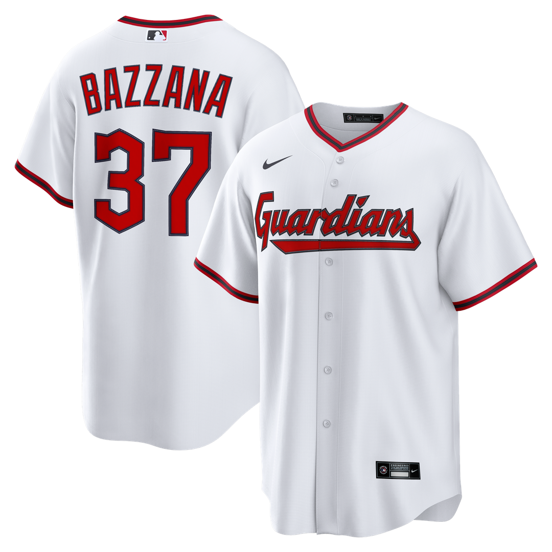 Cleveland Guardians Travis Bazzana Nike Home Replica Jersey - White MLB Team Jersey Baseball Fan Apparel