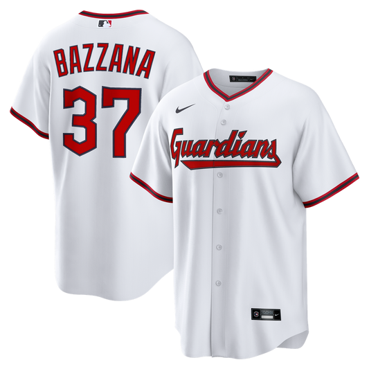 Cleveland Guardians Travis Bazzana Nike Home Replica Jersey - White MLB Team Jersey Baseball Fan Apparel