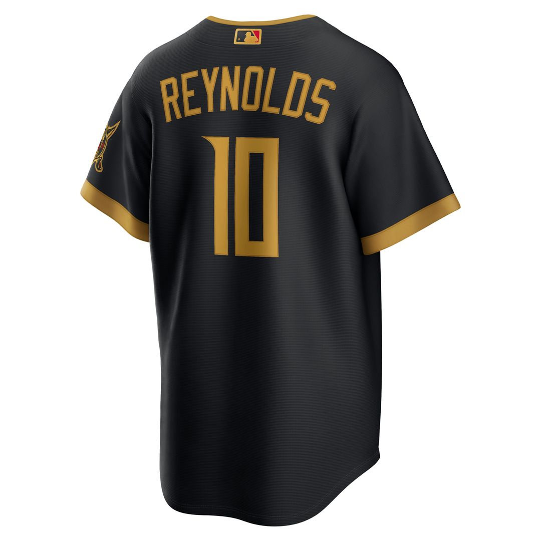 Pittsburgh Pirates Bryan Reynolds Nike 2026 City Connect Stadium Jersey - Black MLB Team Jersey Baseball Fan Apparel
