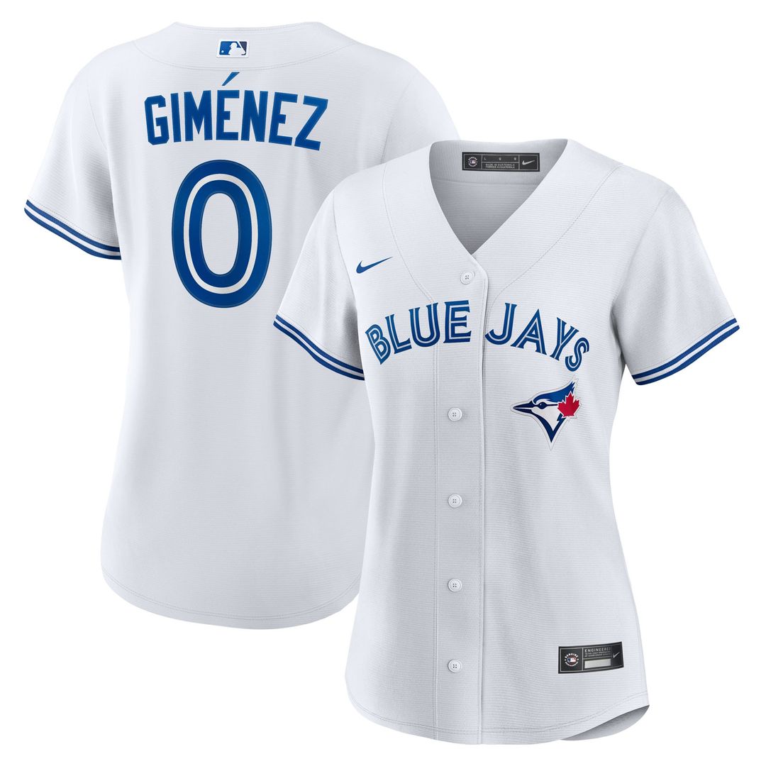 Toronto Blue Jays Andrés Giménez Nike Women's Home Replica Jersey - White MLB Team Jersey Baseball Fan Apparel