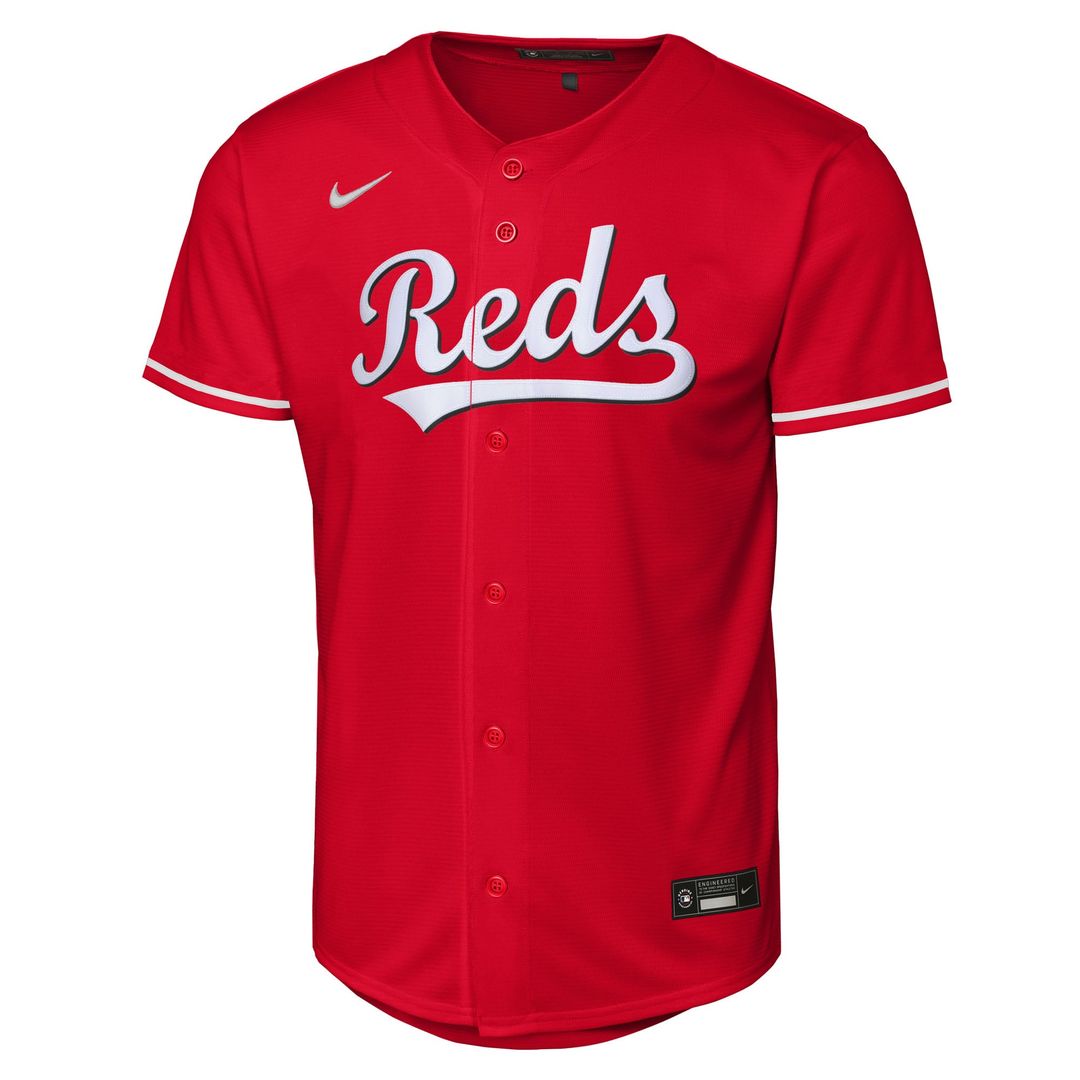 Cincinnati Reds Elly De La Cruz Nike Youth Alternate Replica Jersey - Red MLB Team Jersey Baseball Fan Apparel