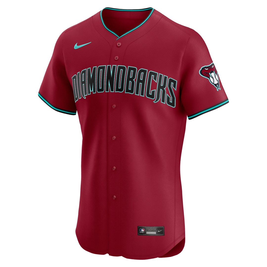 Arizona Diamondbacks Nike Alternate 2 Elite Jersey - Red MLB Team Jersey Baseball Fan Apparel