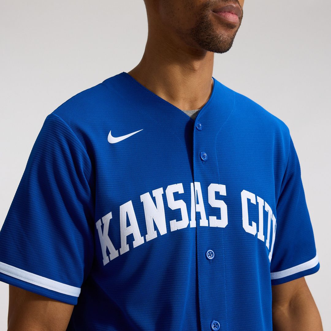 Kansas City Royals Nike Road Replica Team Jersey - Gray MLB Team Jersey Baseball Fan Apparel