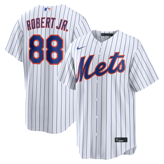 New York Mets Luis Robert Jr. Nike Home Replica Jersey - White MLB Team Jersey Baseball Fan Apparel