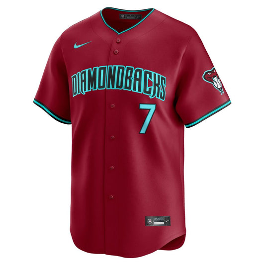 Arizona Diamondbacks Corbin Carroll Nike Alternate Limited Jersey - Red MLB Team Jersey Baseball Fan Apparel