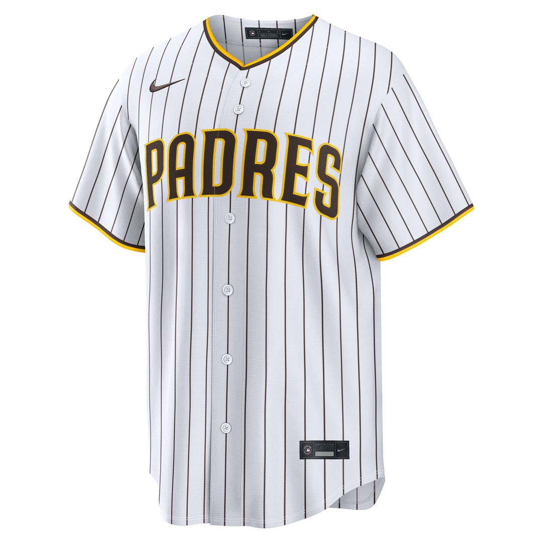 San Diego Padres Xander Bogaerts Nike Home Replica Jersey - White MLB Team Jersey Baseball Fan Apparel