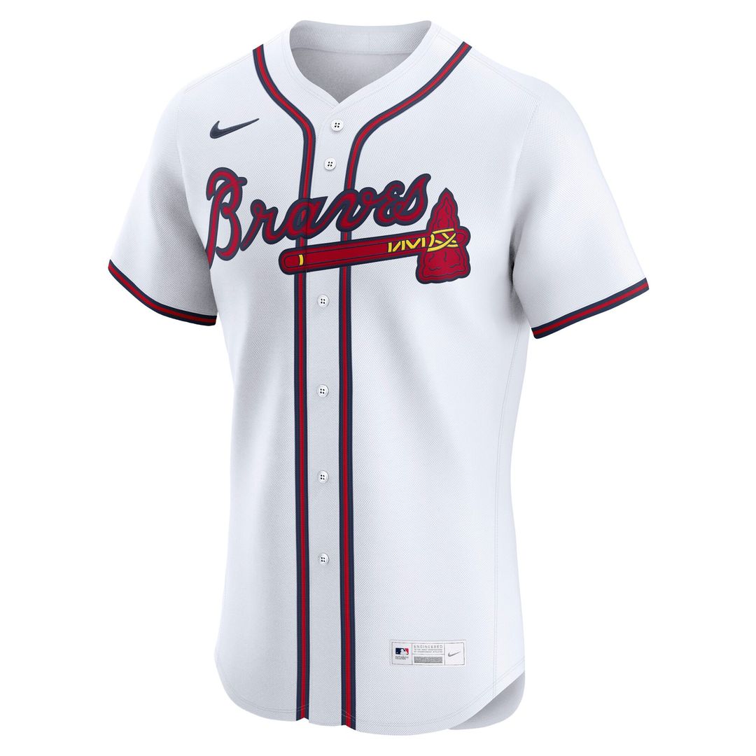 Atlanta Braves Matt Olson Nike Home Elite Player Jersey - White MLB Team Jersey Baseball Fan Apparel