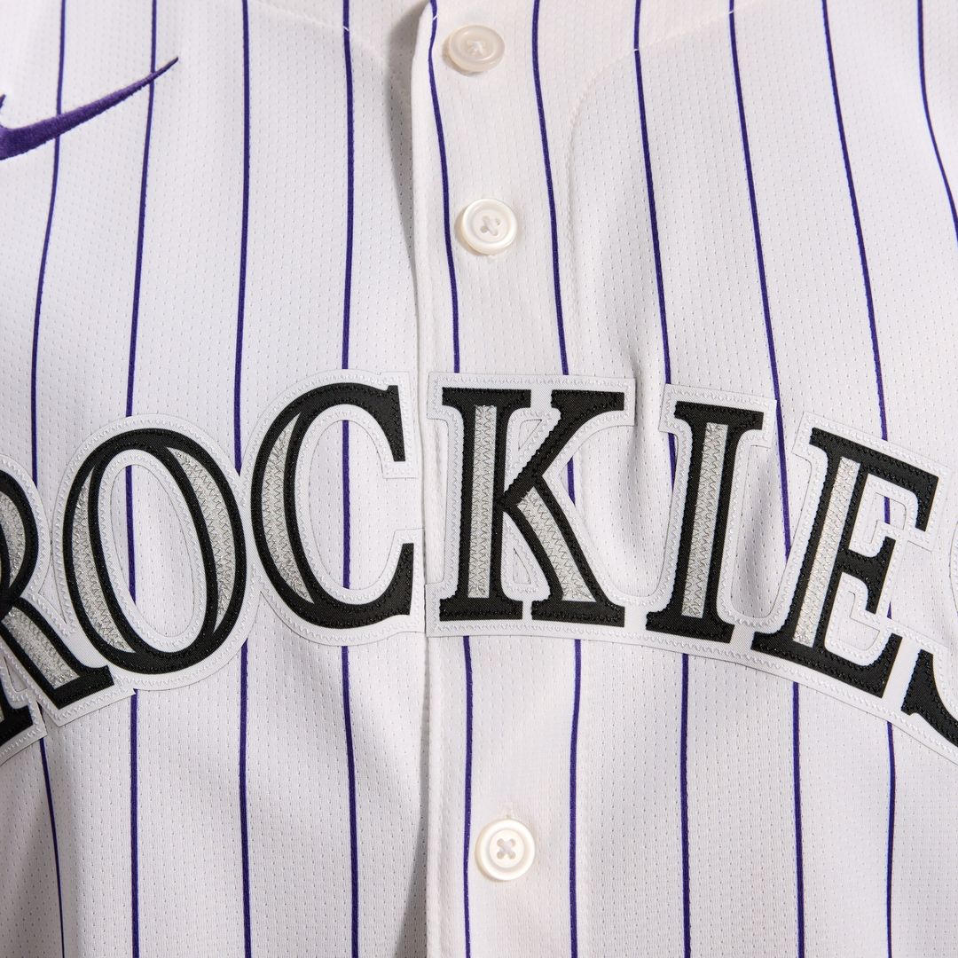 Colorado Rockies Nike Home Limited Jersey - White MLB Team Jersey Baseball Fan Apparel