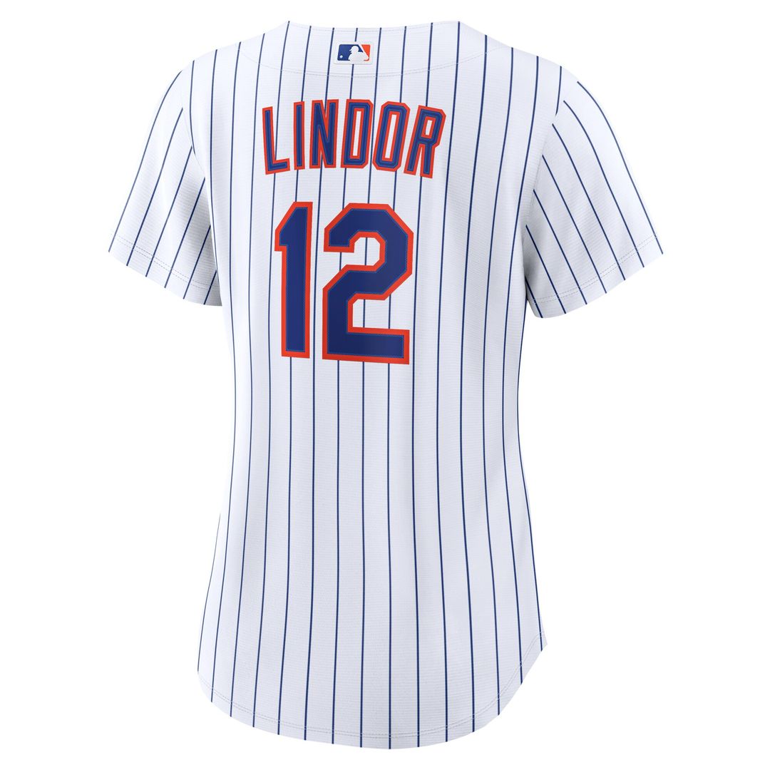 New York Mets Francisco Lindor Nike Women's Home Replica Jersey - White MLB Team Jersey Baseball Fan Apparel