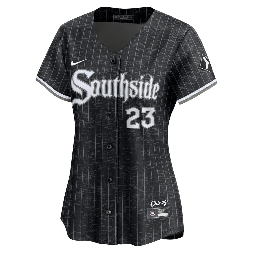 Chicago White Sox Andrew Benintendi Nike Women's City Connect Limited Jersey - Black MLB Team Jersey Baseball Fan Apparel