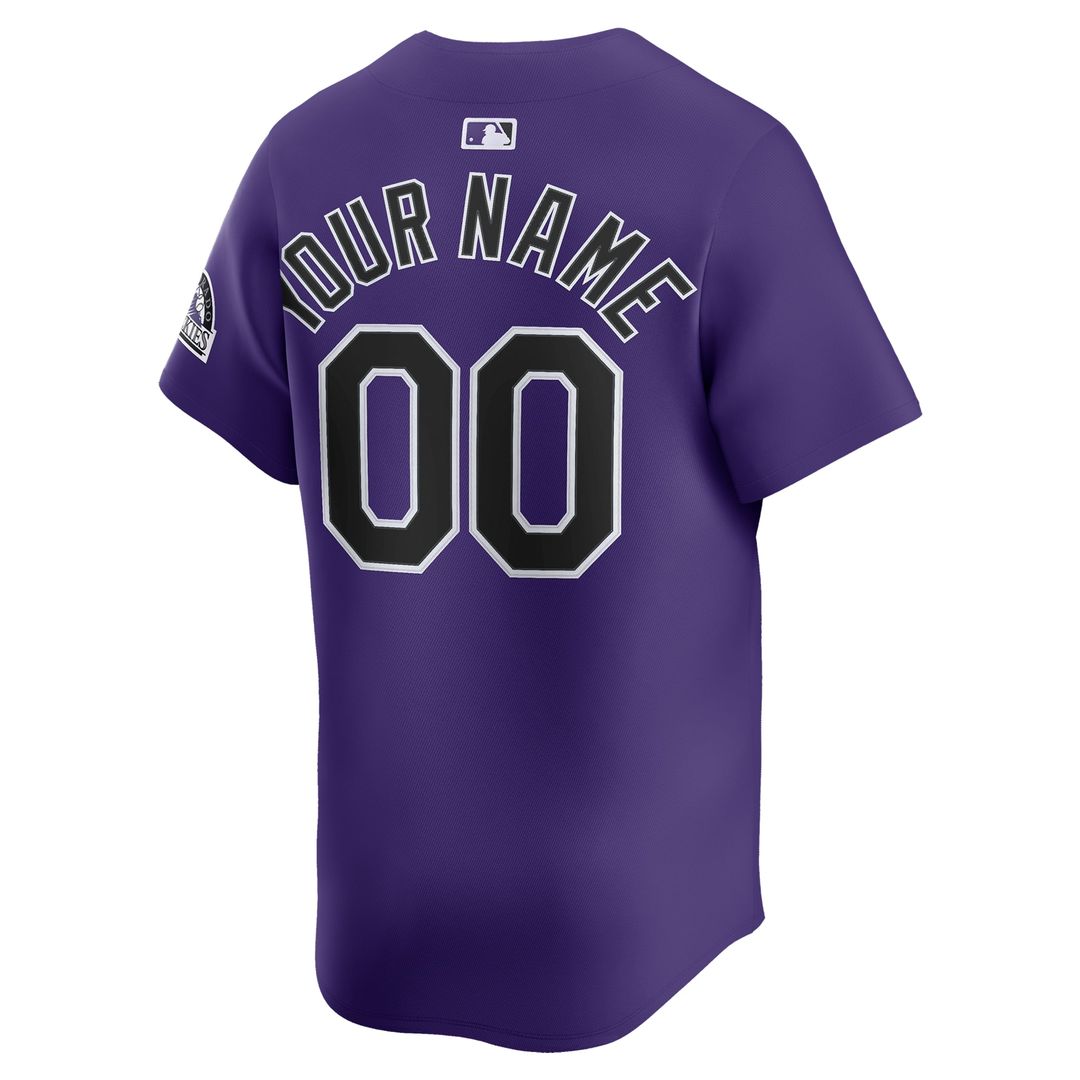Colorado Rockies Nike Home Limited Custom Jersey - White MLB Team Jersey Baseball Fan Apparel
