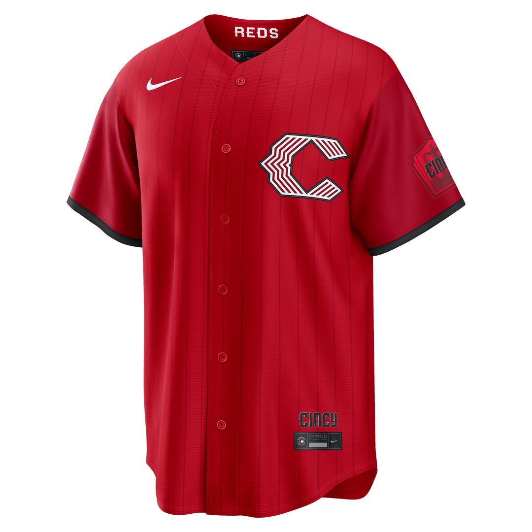 Cincinnati Reds Nike 2026 City Connect Stadium Jersey - Red MLB Team Jersey Baseball Fan Apparel