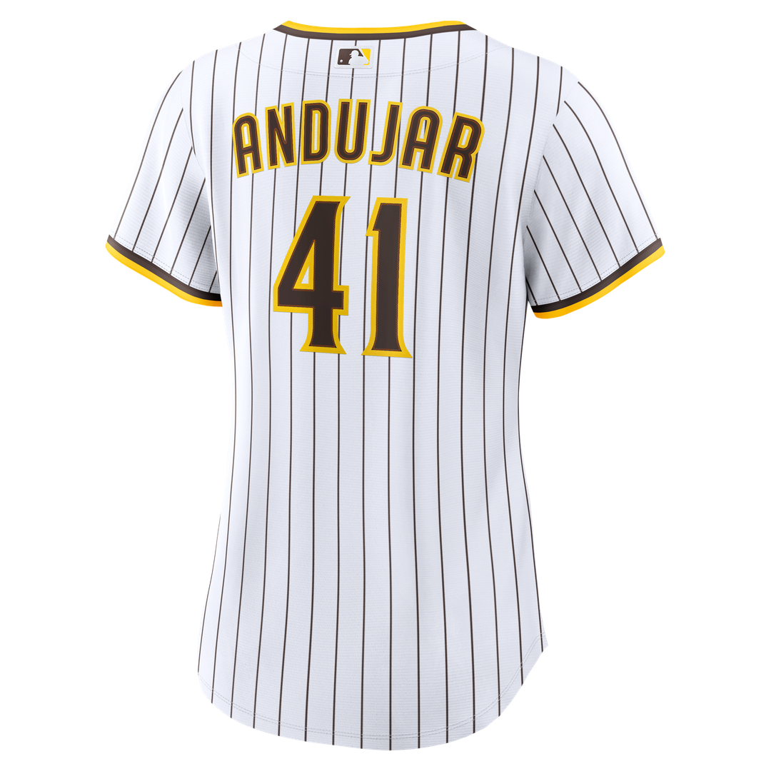 San Diego Padres Miguel Andujar Nike Women's Home Replica Jersey - White MLB Team Jersey Baseball Fan Apparel