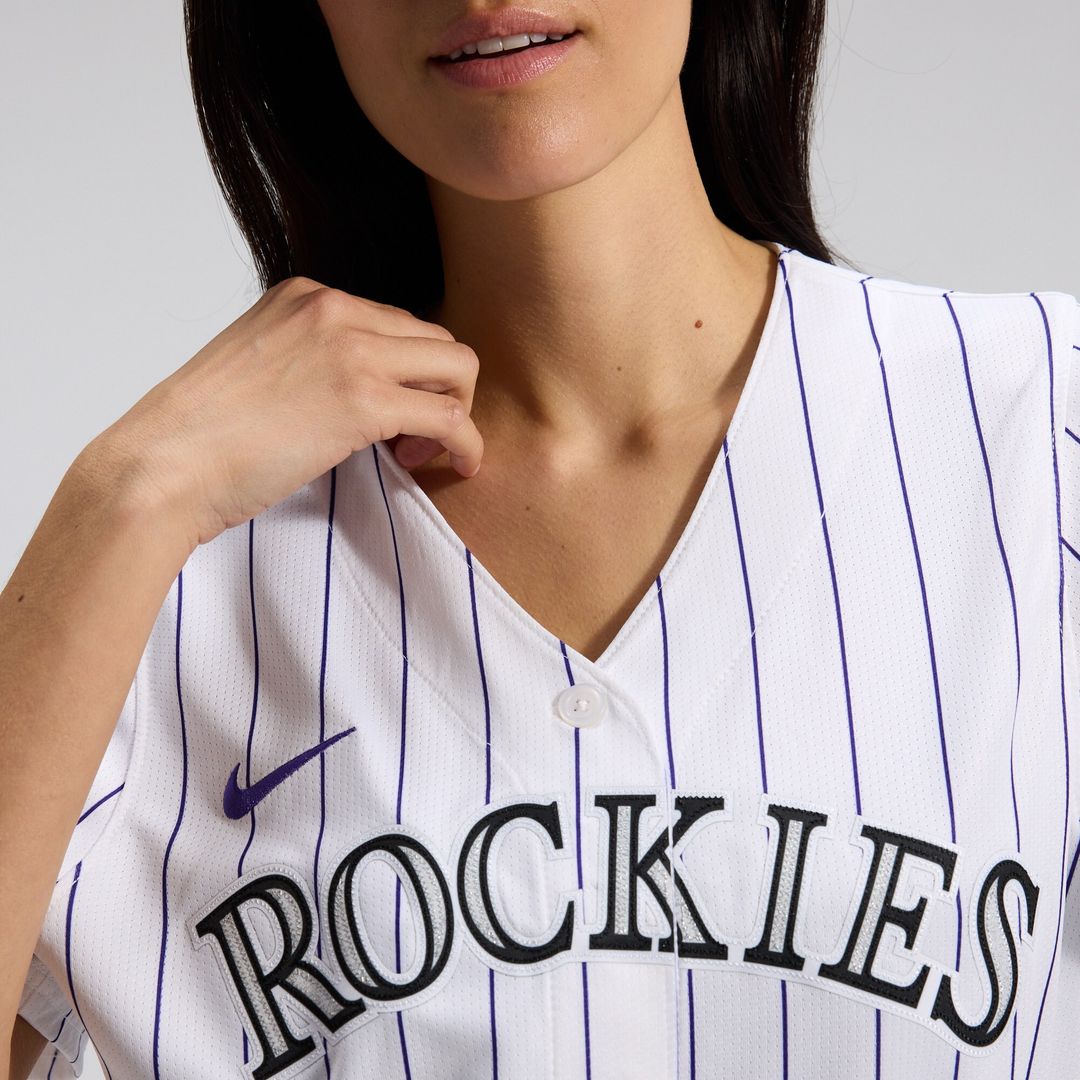 Colorado Rockies Nike Women's Home Limited Jersey - White MLB Team Jersey Baseball Fan Apparel