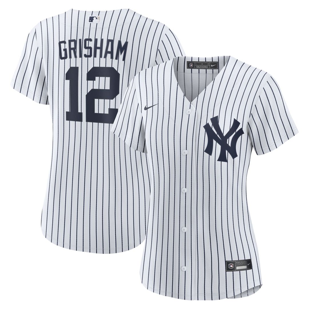 New York Yankees Trent Grisham Nike Women's Home Replica Jersey - White MLB Team Jersey Baseball Fan Apparel
