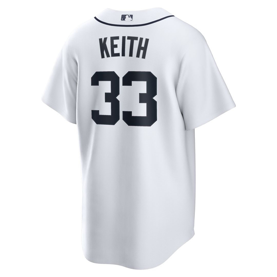 Detroit Tigers Colt Keith Nike Home Replica Jersey - White MLB Team Jersey Baseball Fan Apparel