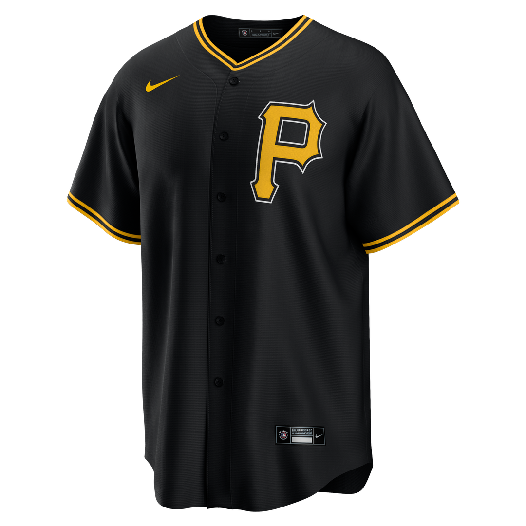 Pittsburgh Pirates Nike Alternate Replica Team Jersey - Black MLB Team Jersey Baseball Fan Apparel