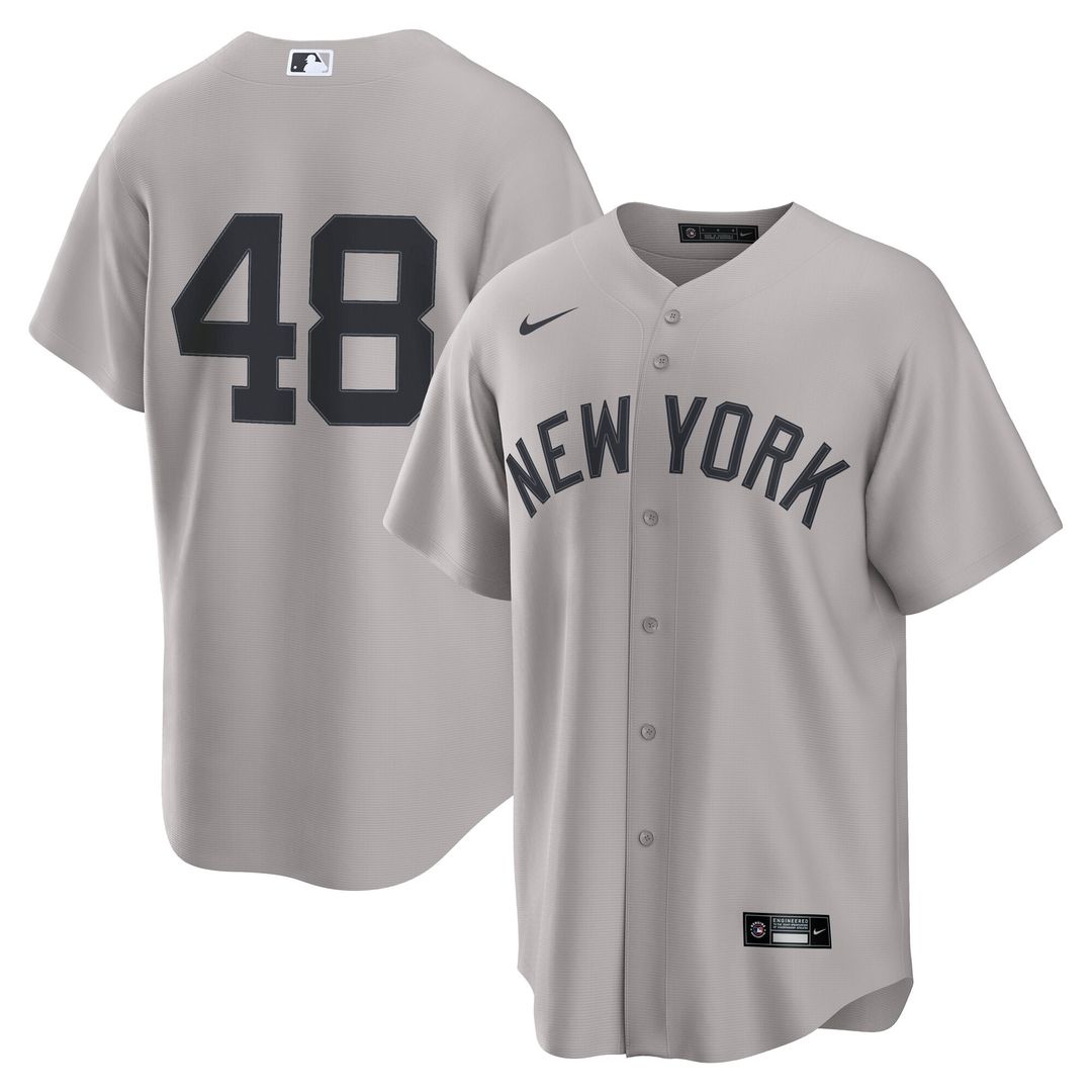 New York Yankees Paul Goldschmidt Nike Road Replica Jersey - Gray MLB Team Jersey Baseball Fan Apparel