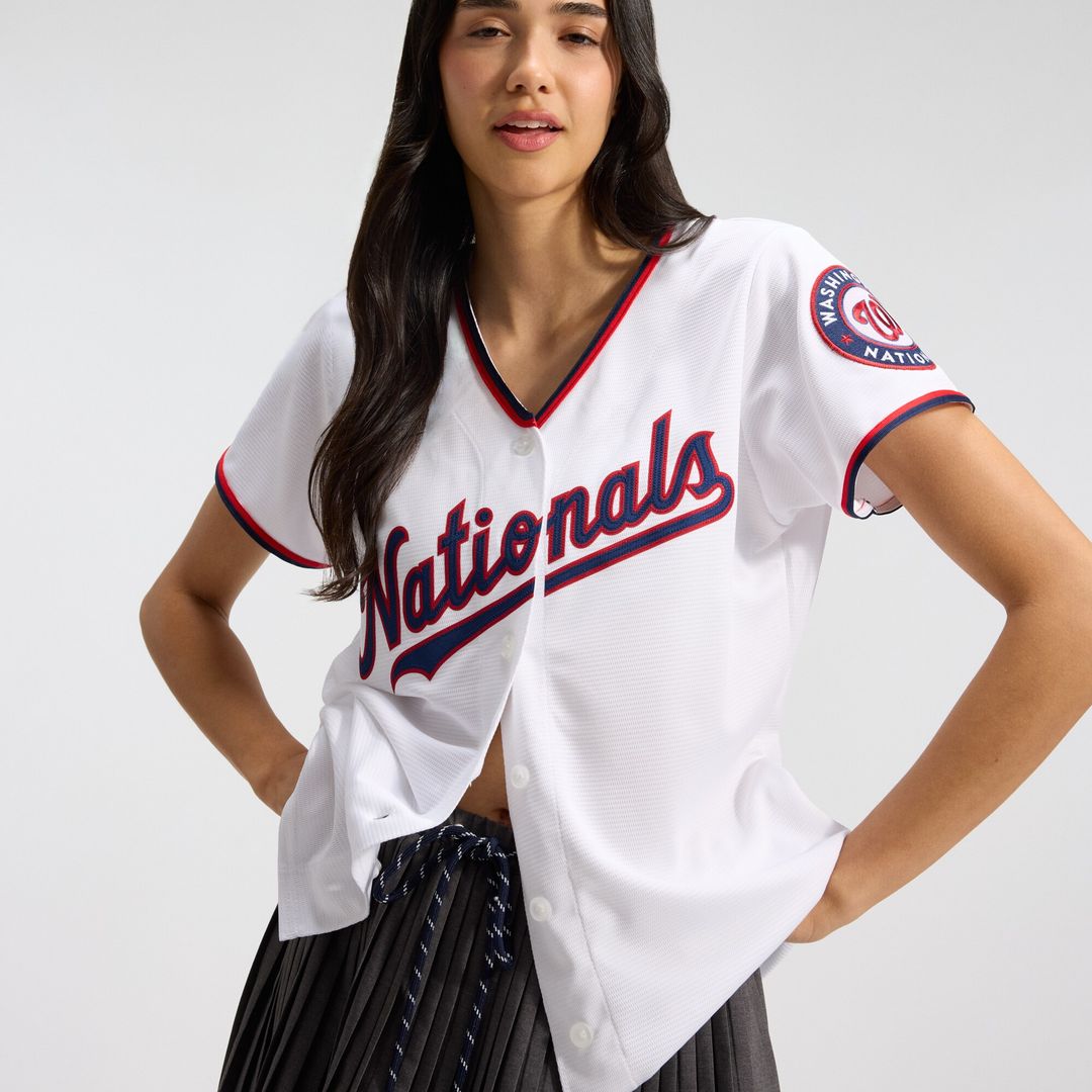 Washington Nationals CJ Abrams Nike Women's Home Replica Player Jersey - White MLB Team Jersey Baseball Fan Apparel