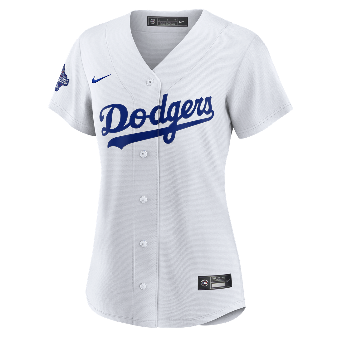 Los Angeles Dodgers Yoshinobu Yamamoto Nike Women's 2025 World Series Champions Home Replica Jersey - White MLB Team Jersey Baseball Fan Apparel