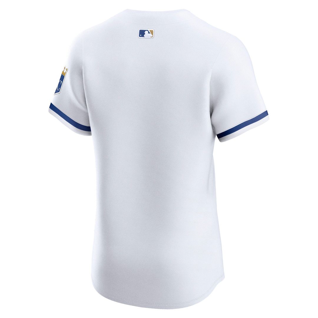 Kansas City Royals Nike Home Elite Jersey - White MLB Team Jersey Baseball Fan Apparel