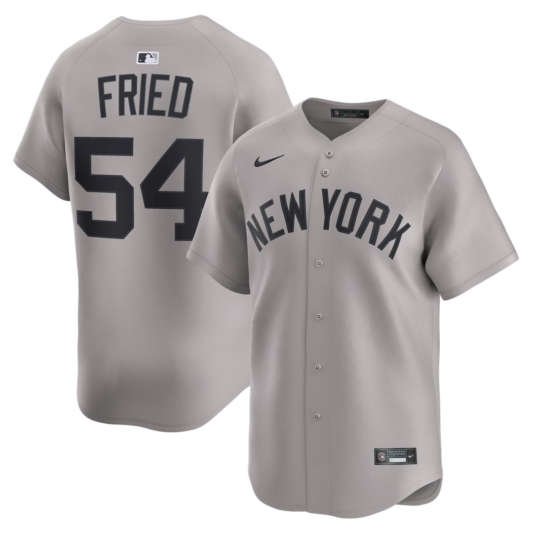 New York Yankees Max Fried Nike Home Limited Player Jersey - White MLB Team Jersey Baseball Fan Apparel