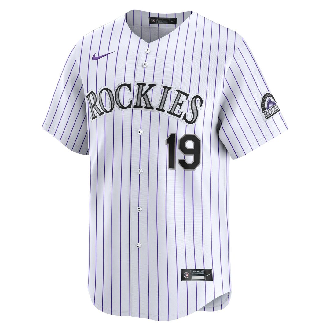 Colorado Rockies Charlie Blackmon Nike Youth Home Limited Player Jersey - White MLB Team Jersey Baseball Fan Apparel