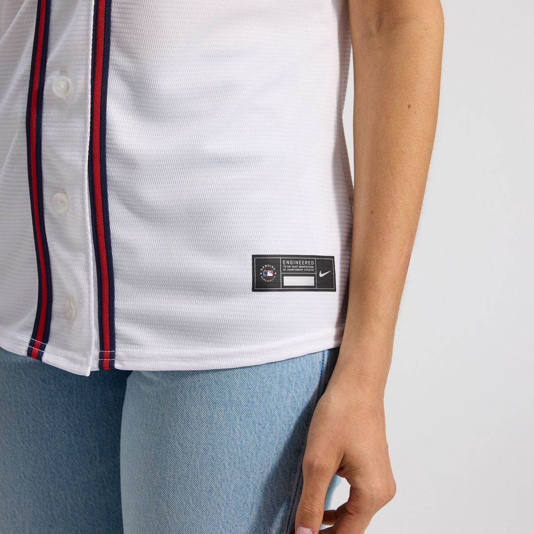 Atlanta Braves Nike Women's Home Replica Team Jersey - White MLB Team Jersey Baseball Fan Apparel
