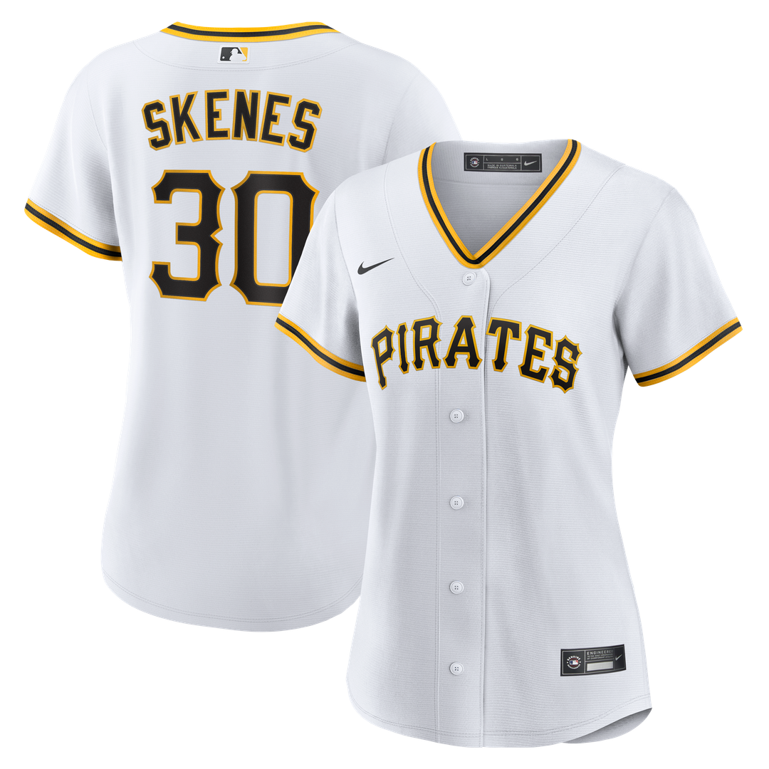 Pittsburgh Pirates Paul Skenes Nike Women's Home Replica Player Jersey - White MLB Team Jersey Baseball Fan Apparel