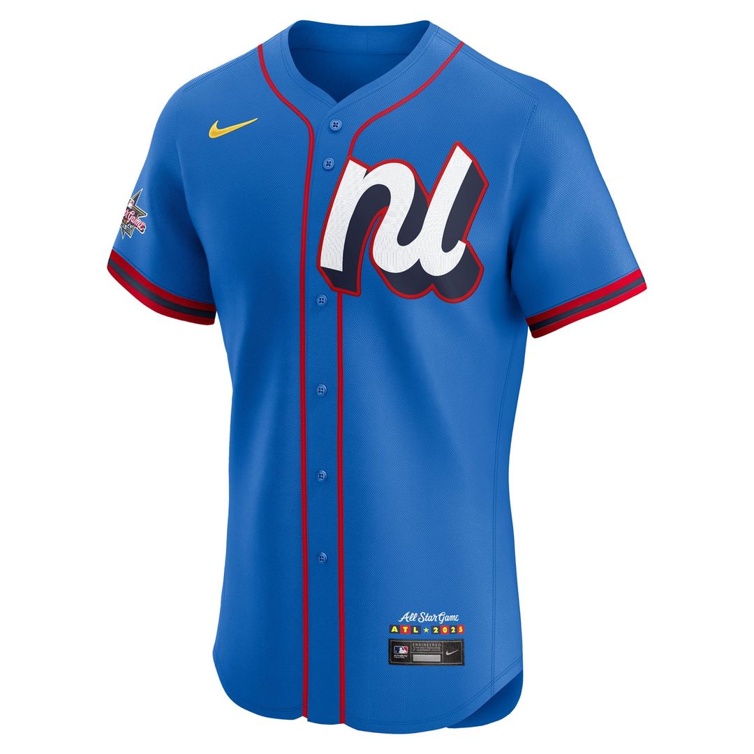 National League Nike 2025 All - Star Edition Elite Jersey - Blue MLB Team Jersey Baseball Fan Apparel