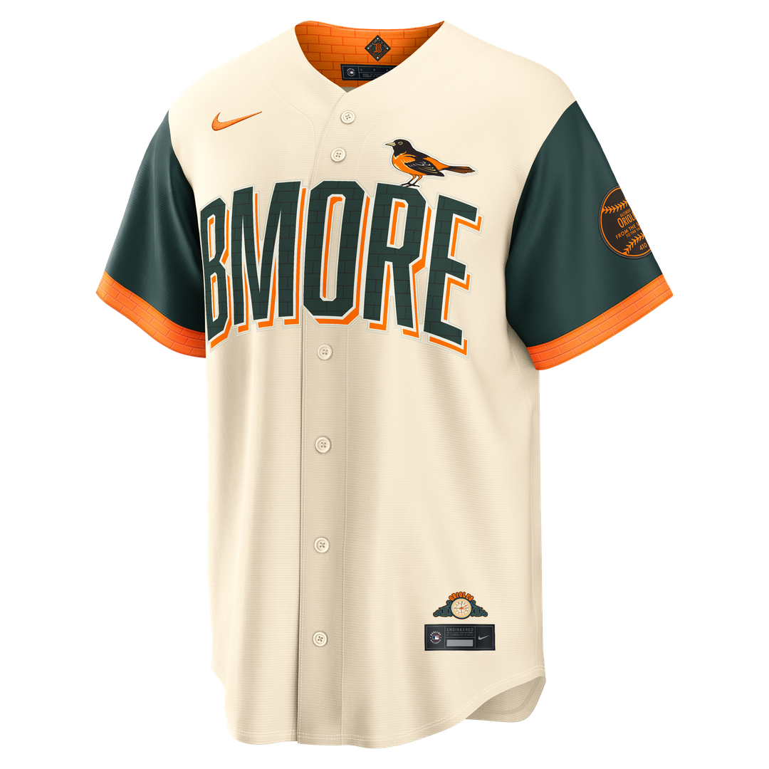 Baltimore Orioles Nike 2026 City Connect Stadium Jersey - Cream MLB Team Jersey Baseball Fan Apparel