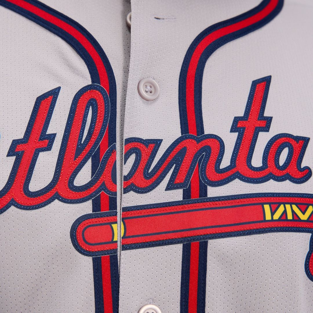 Atlanta Braves Ozzie Albies Nike Road Limited Player Jersey - Gray MLB Team Jersey Baseball Fan Apparel