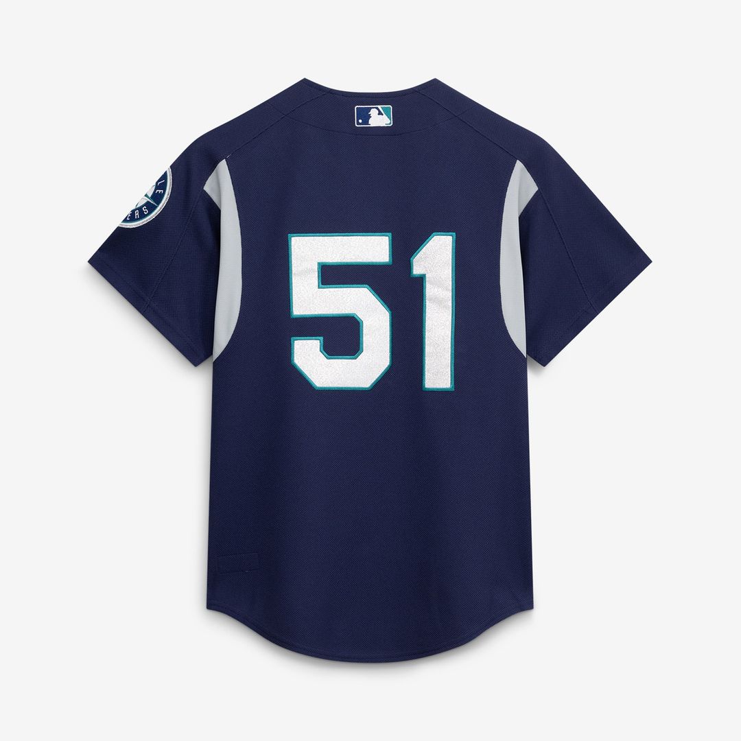 Seattle Mariners Ichiro Suzuki Mitchell & Ness Cooperstown Batting Practice Jersey - Navy MLB Team Jersey Baseball Fan Apparel