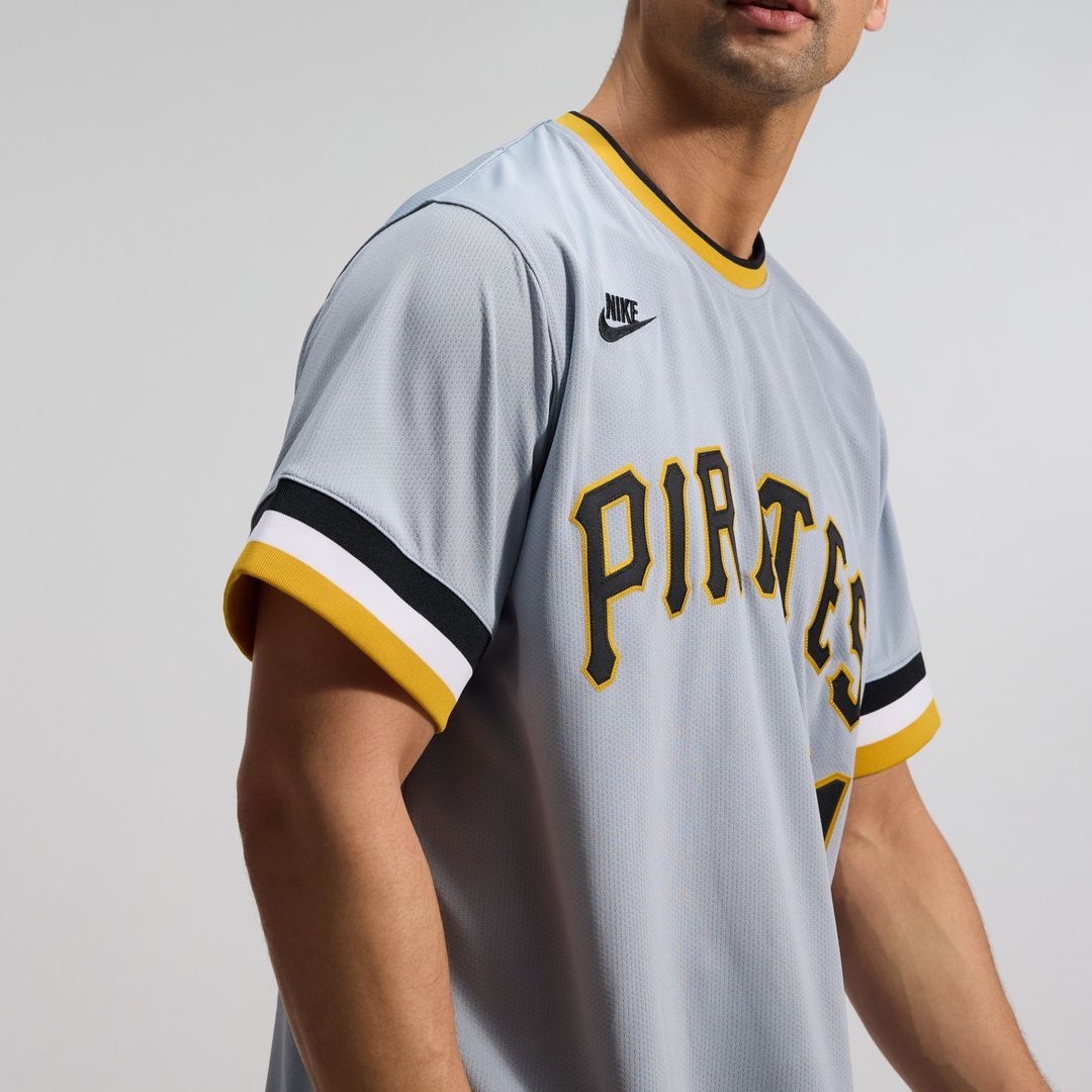 Pittsburgh Pirates Roberto Clemente Nike Throwback Cooperstown Limited Jersey - Gray MLB Team Jersey Baseball Fan Apparel