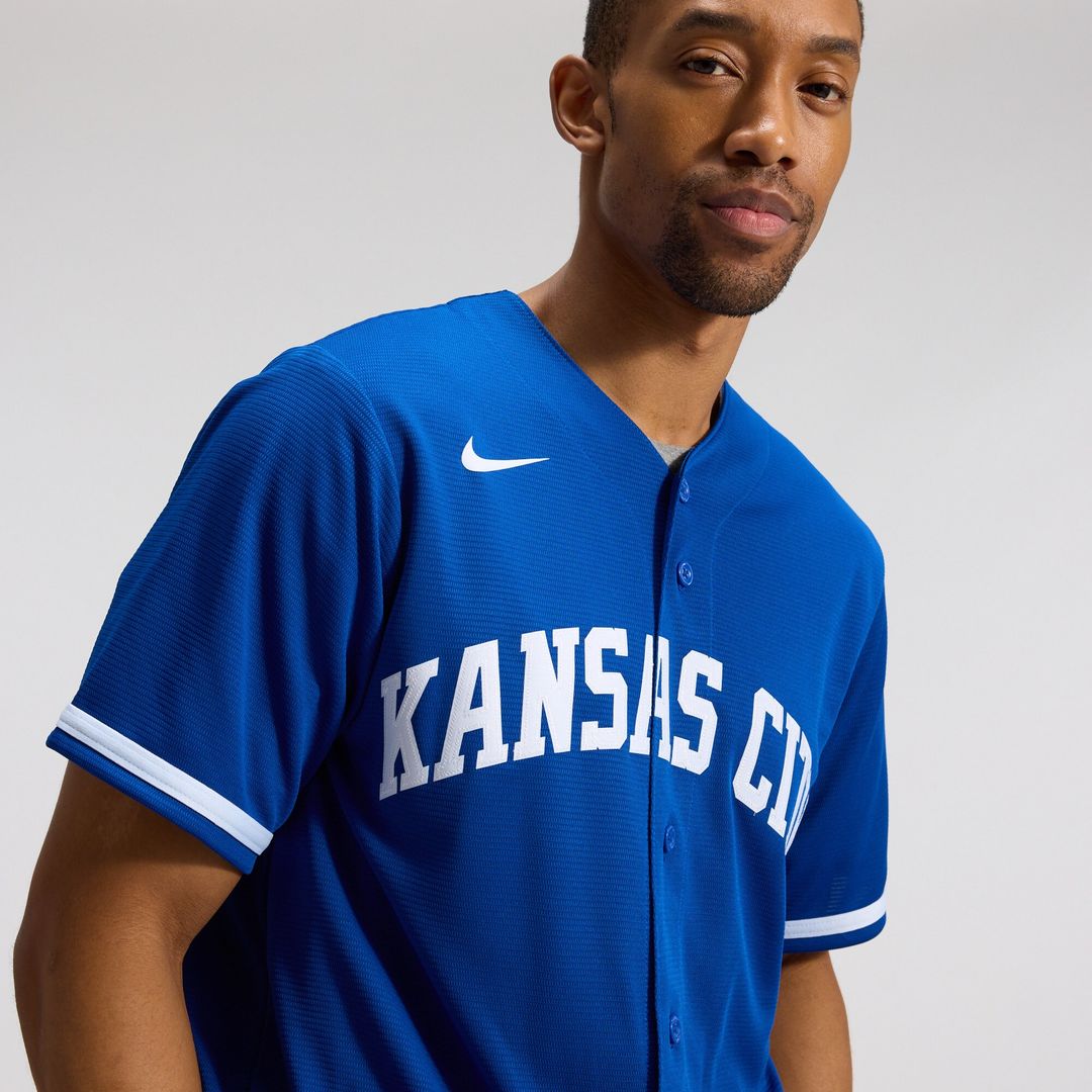 Kansas City Royals Nike Alternate Replica Team Jersey - Royal MLB Team Jersey Baseball Fan Apparel
