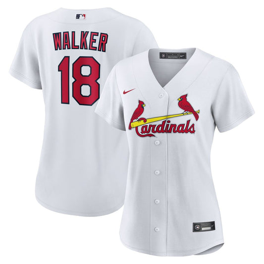 St. Louis Cardinals Jordan Walker Nike Women's Home Replica Jersey - White MLB Team Jersey Baseball Fan Apparel